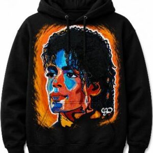 Michael Jackson Custom Graphic Hoodie – Scripted Rainbows Collection