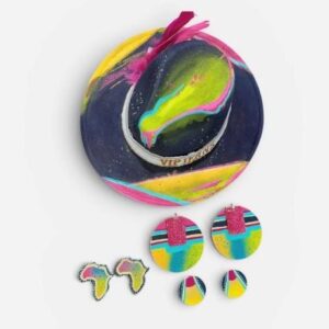 Scripted Rainbows Custom Statement Earrings