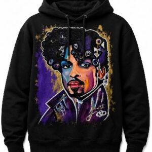 Prince Custom Graphic Hoodie – Scripted Rainbows Collection