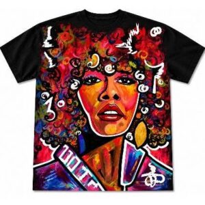 Whitney Houston Custom Graphic T-Shirt – Scripted Rainbows Collection